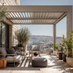 פרגולה מאלומיניום בירושלים